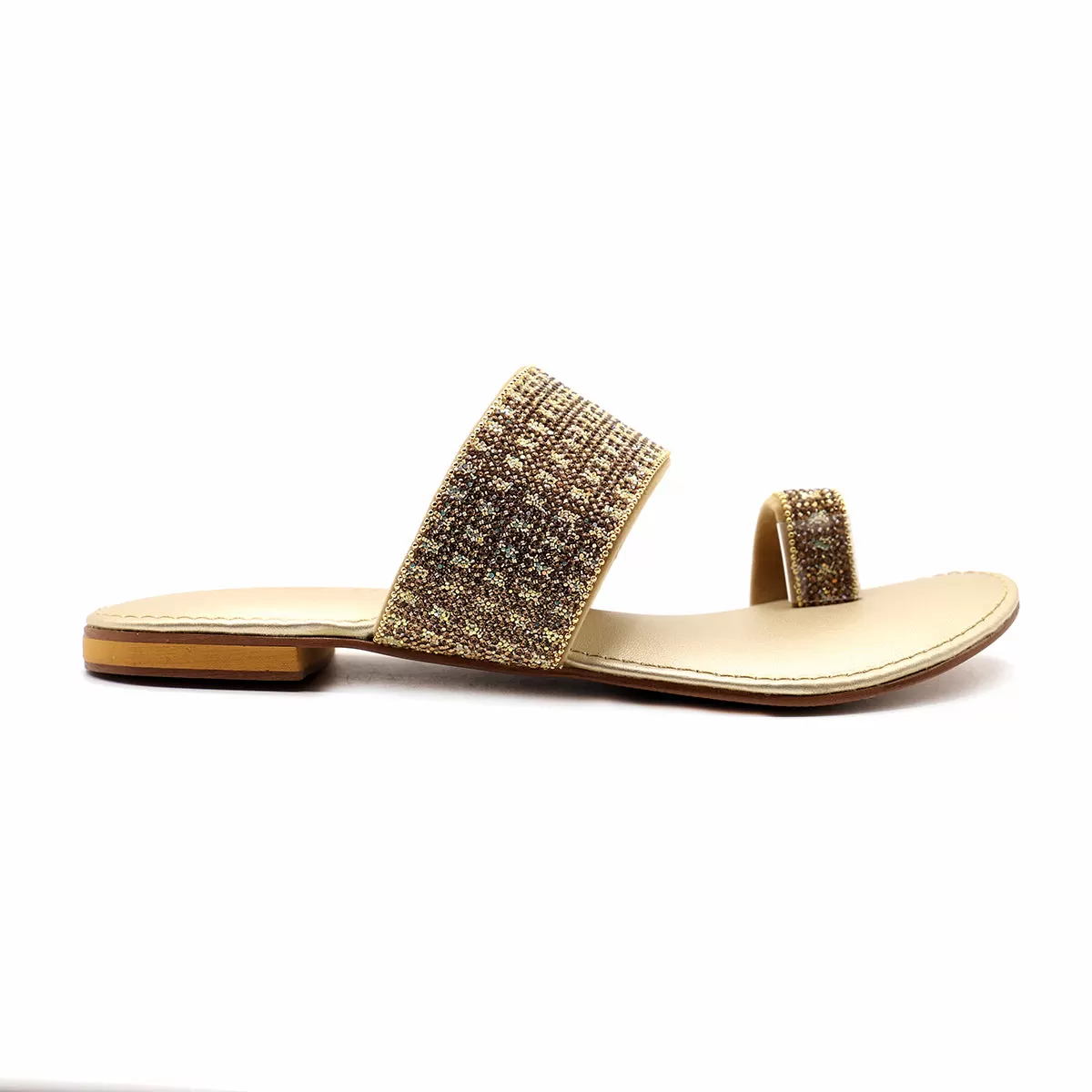 Golden Fancy Chappal 010113