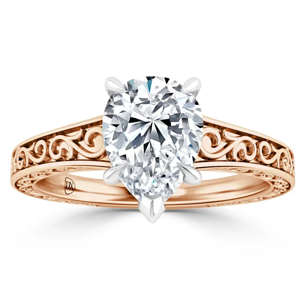 Grace - 18ct Rose Gold - Pear