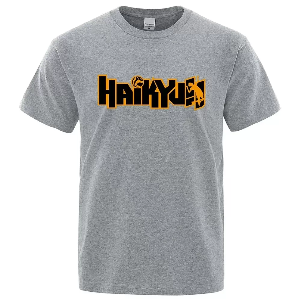 Haikyuu Summer Hip Hop Anime Letter Men's T-Shirt