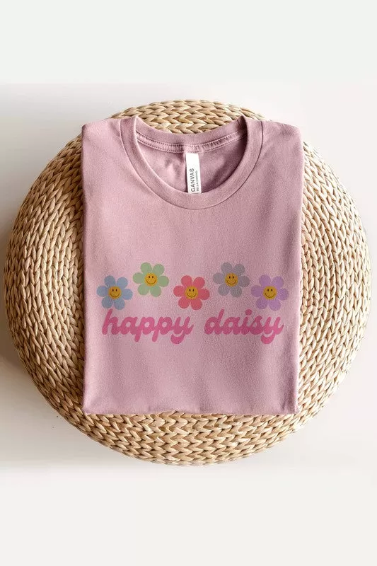 HAPPY DAISY GRAPHIC TEE