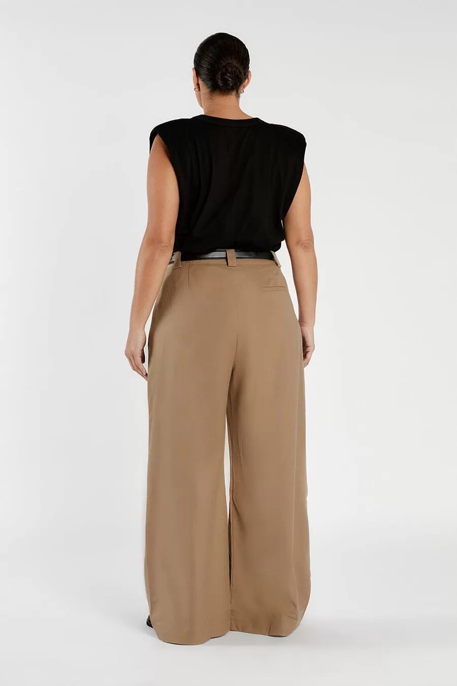 HARLEY LATTE WOOL BLEND PANT