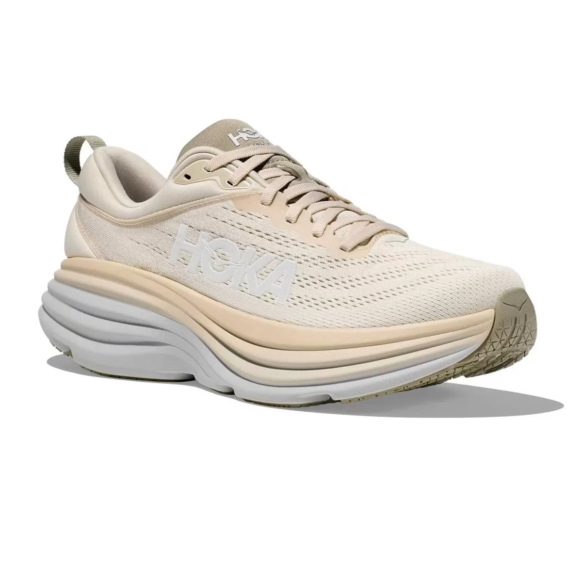 Hoka Men's Bondi 8 Oat Milk/Barley