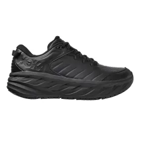 Hoka Women's Bondi SR Black Leather