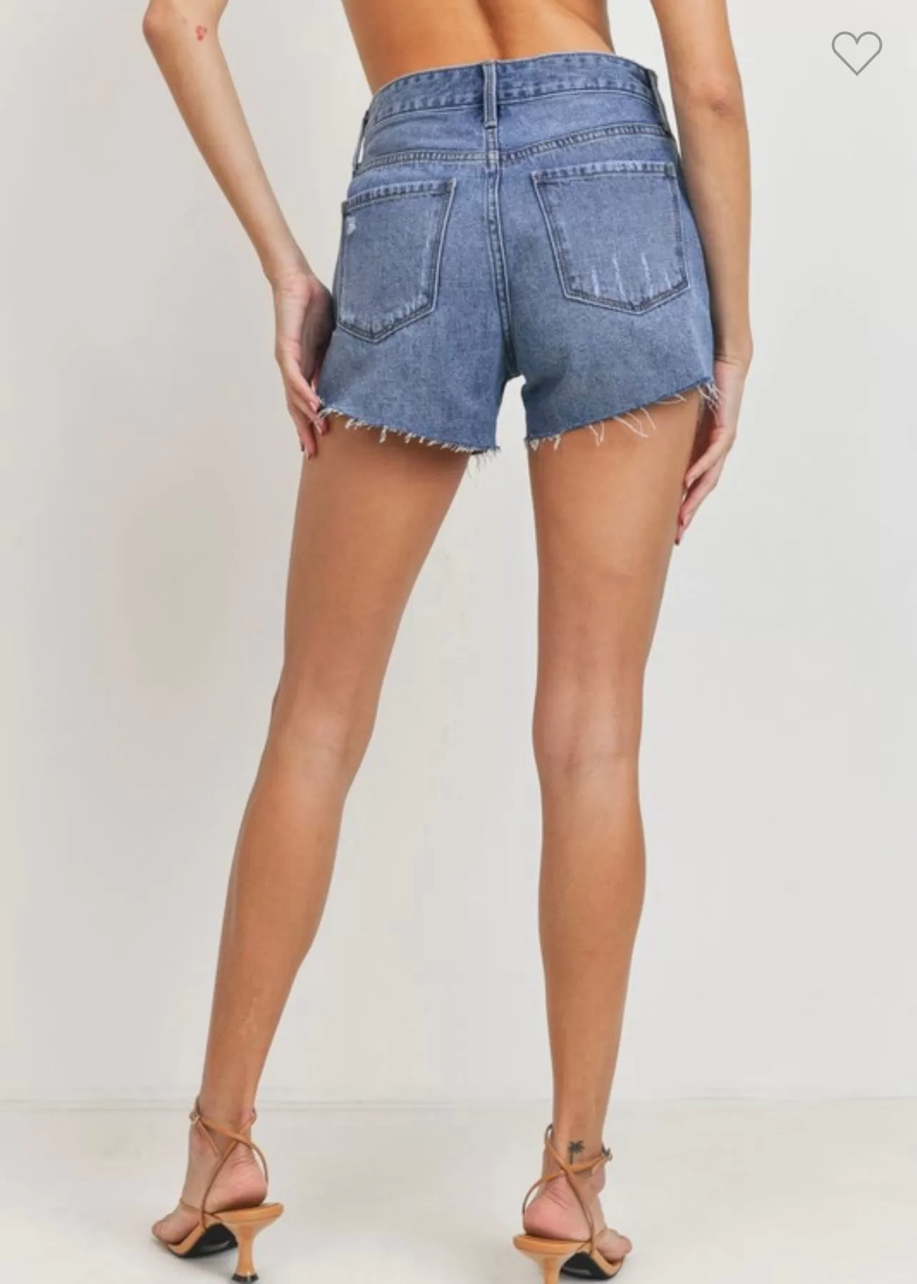 In the 90's Denim Shorts