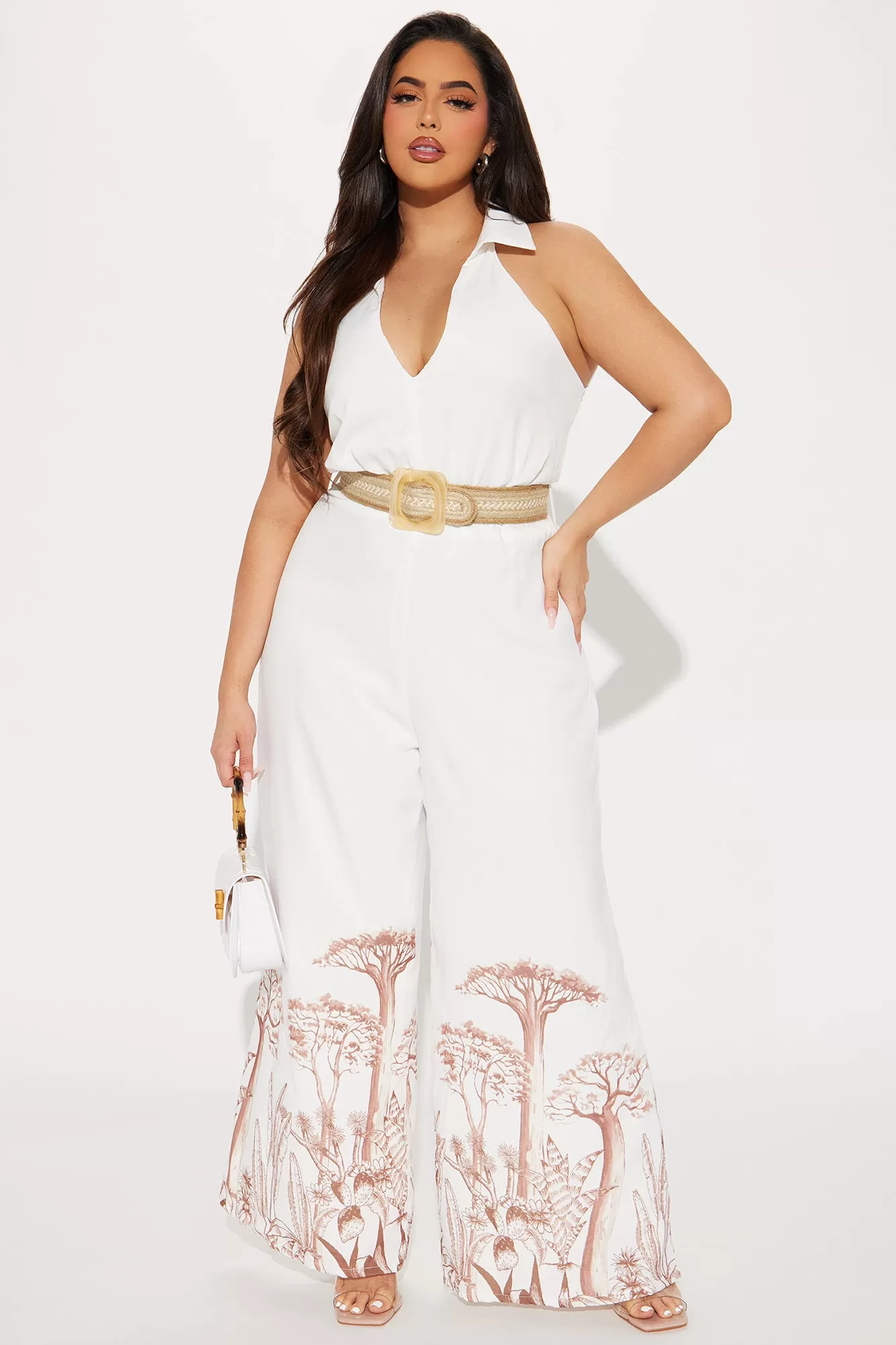 Island Delight Jumpsuit - Ivory