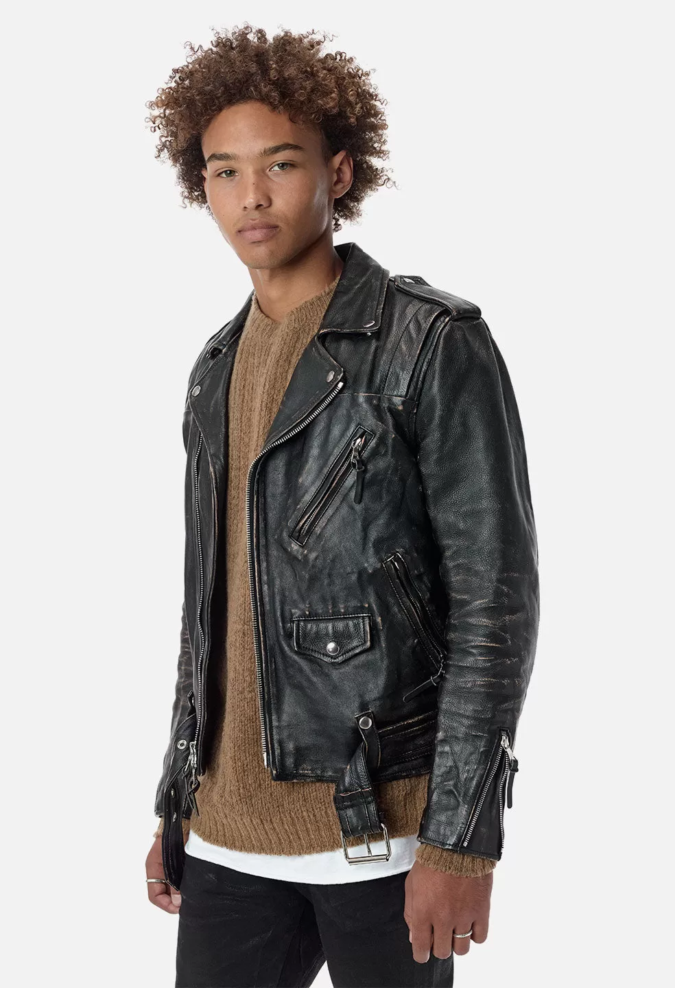 John Elliott X Blackmeans Yuji Rider's Jacket / Black