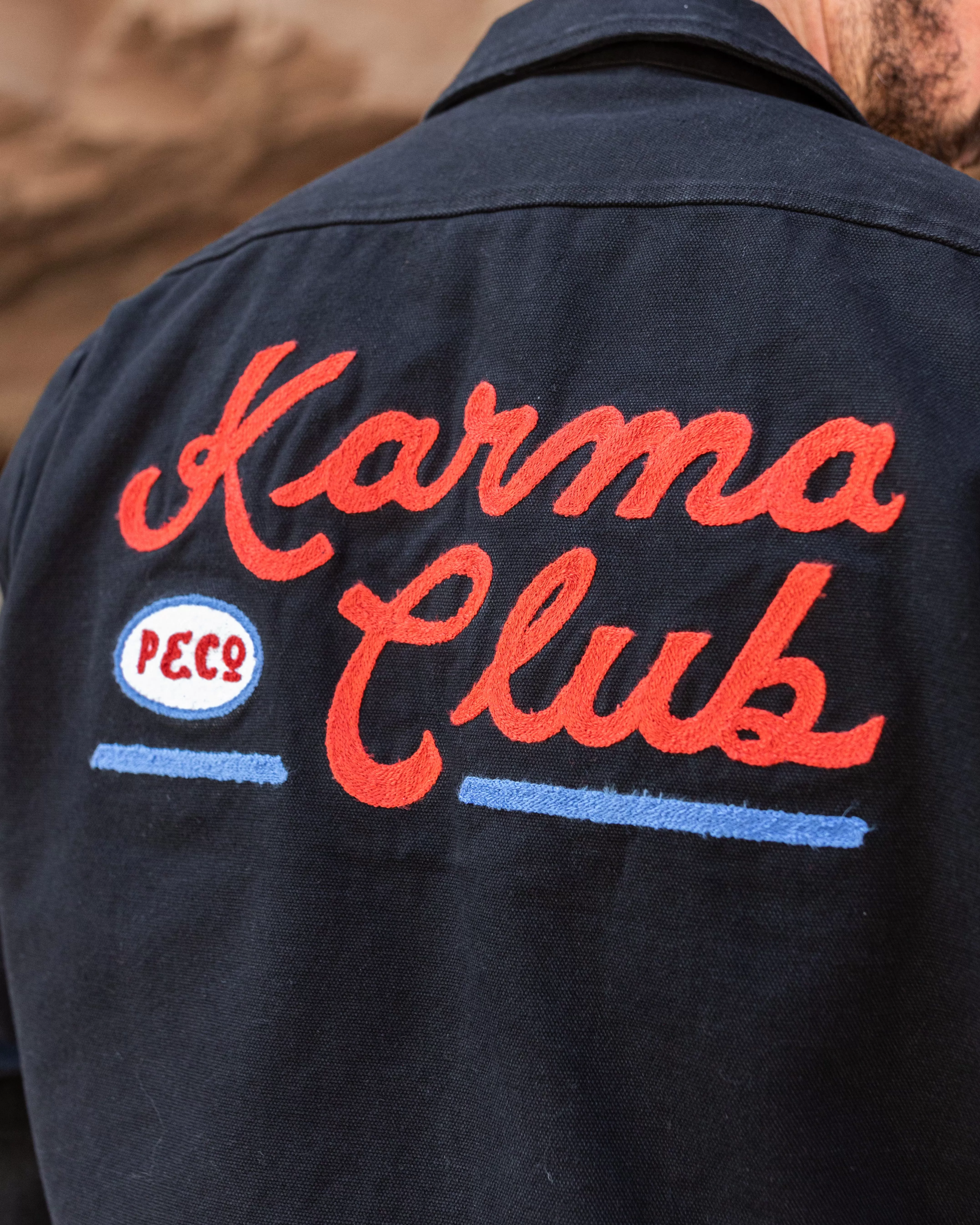 Karma Club Road Jacket - Washed Black