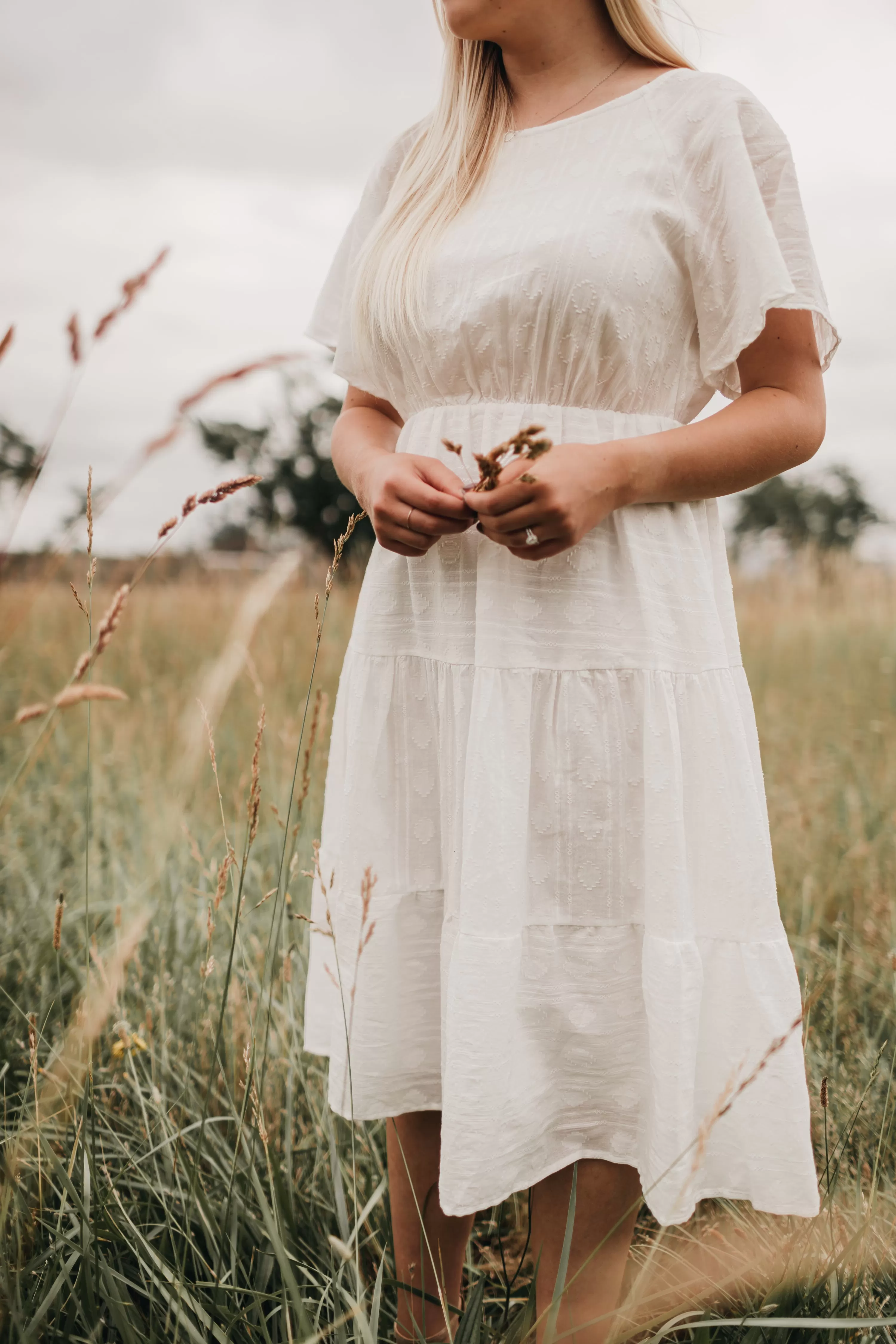 Layla Summer Dress in Ivory