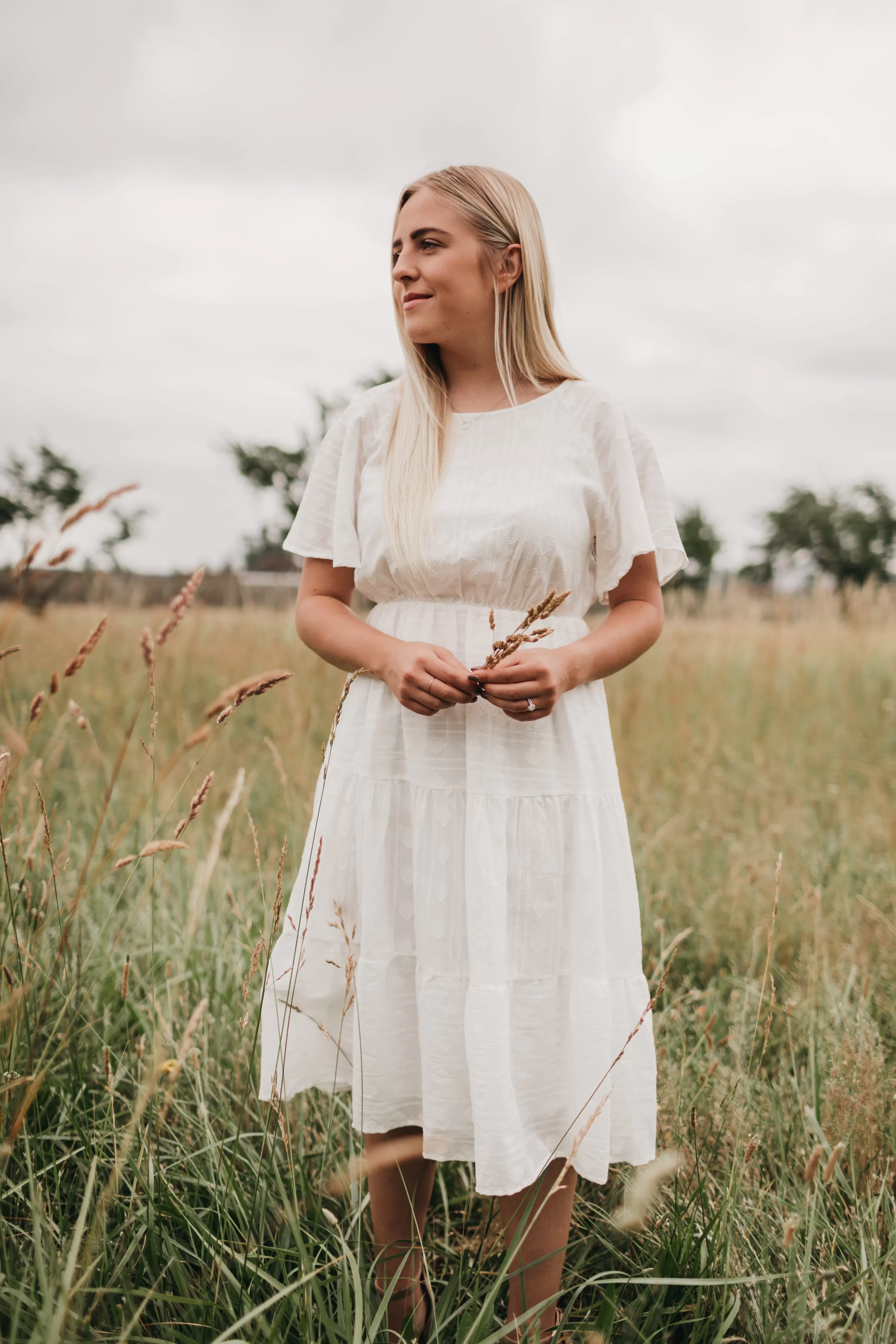 Layla Summer Dress in Ivory