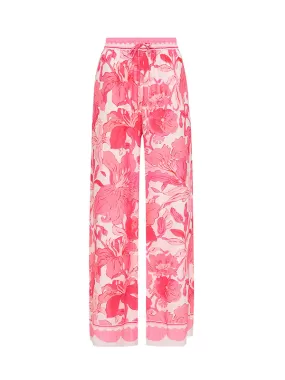 Lolita Drawstring Pants in Raspberry