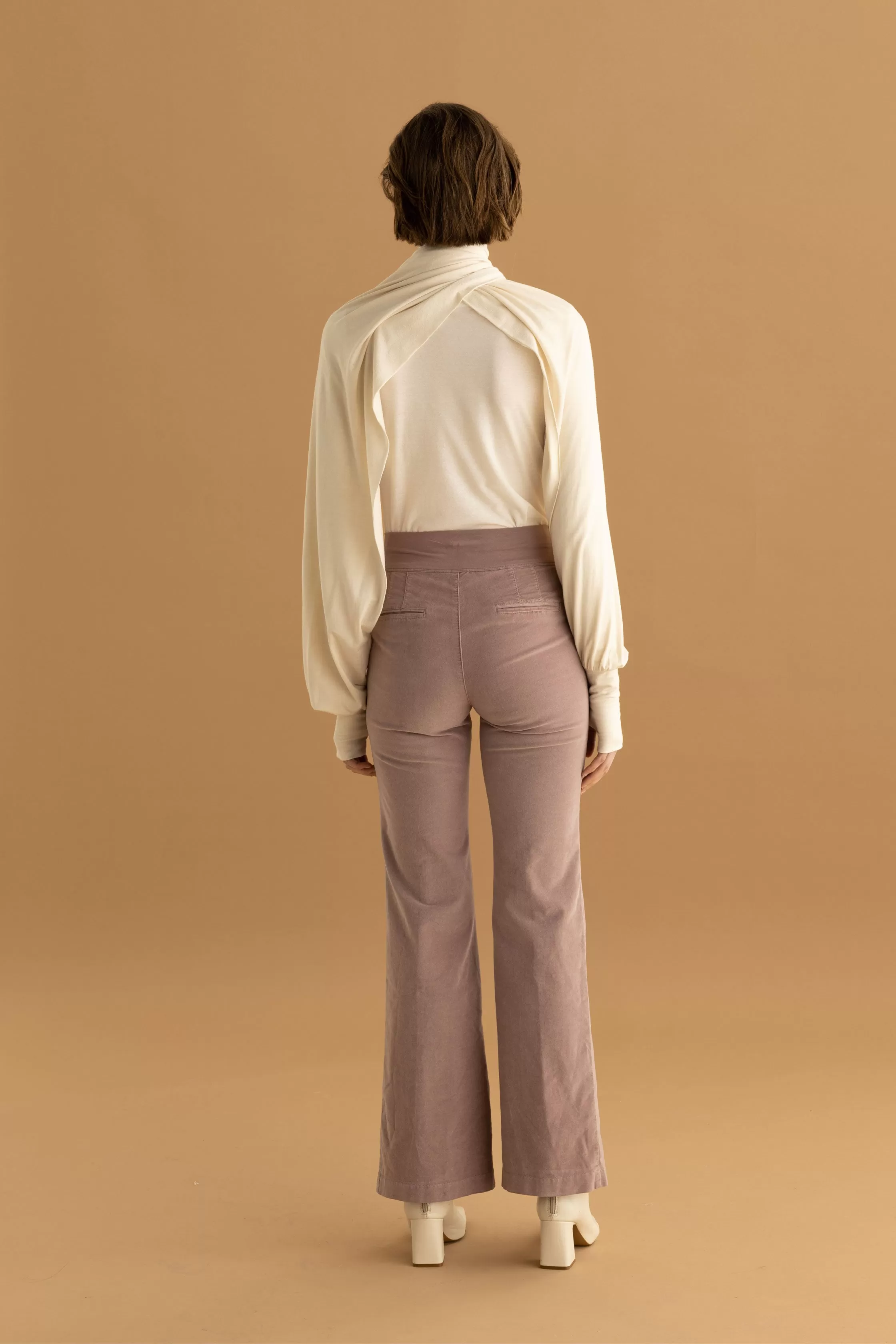 Long Velvet Pants Garment Dyed 07CU 0498