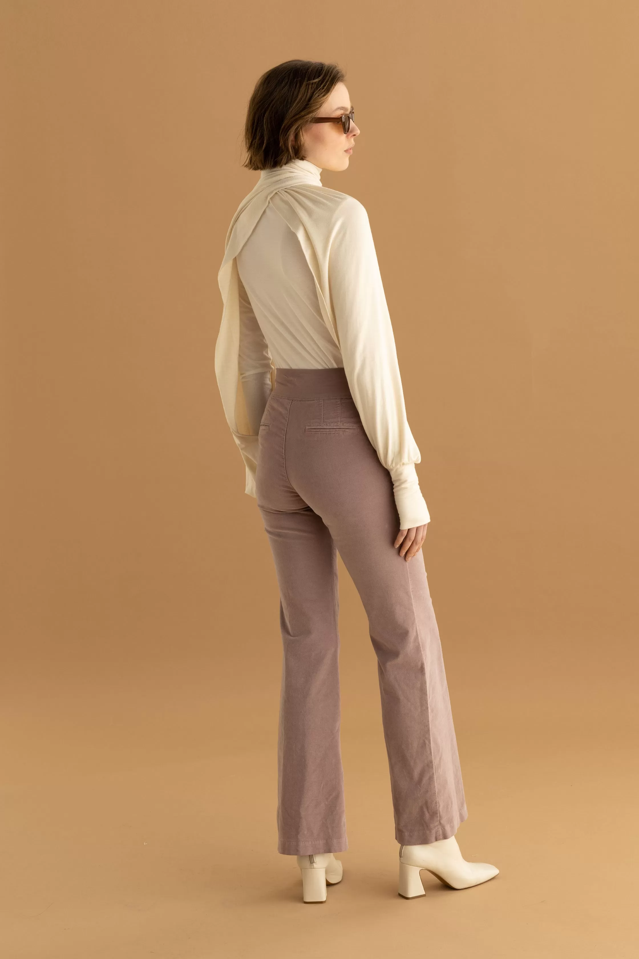 Long Velvet Pants Garment Dyed 07CU 0498