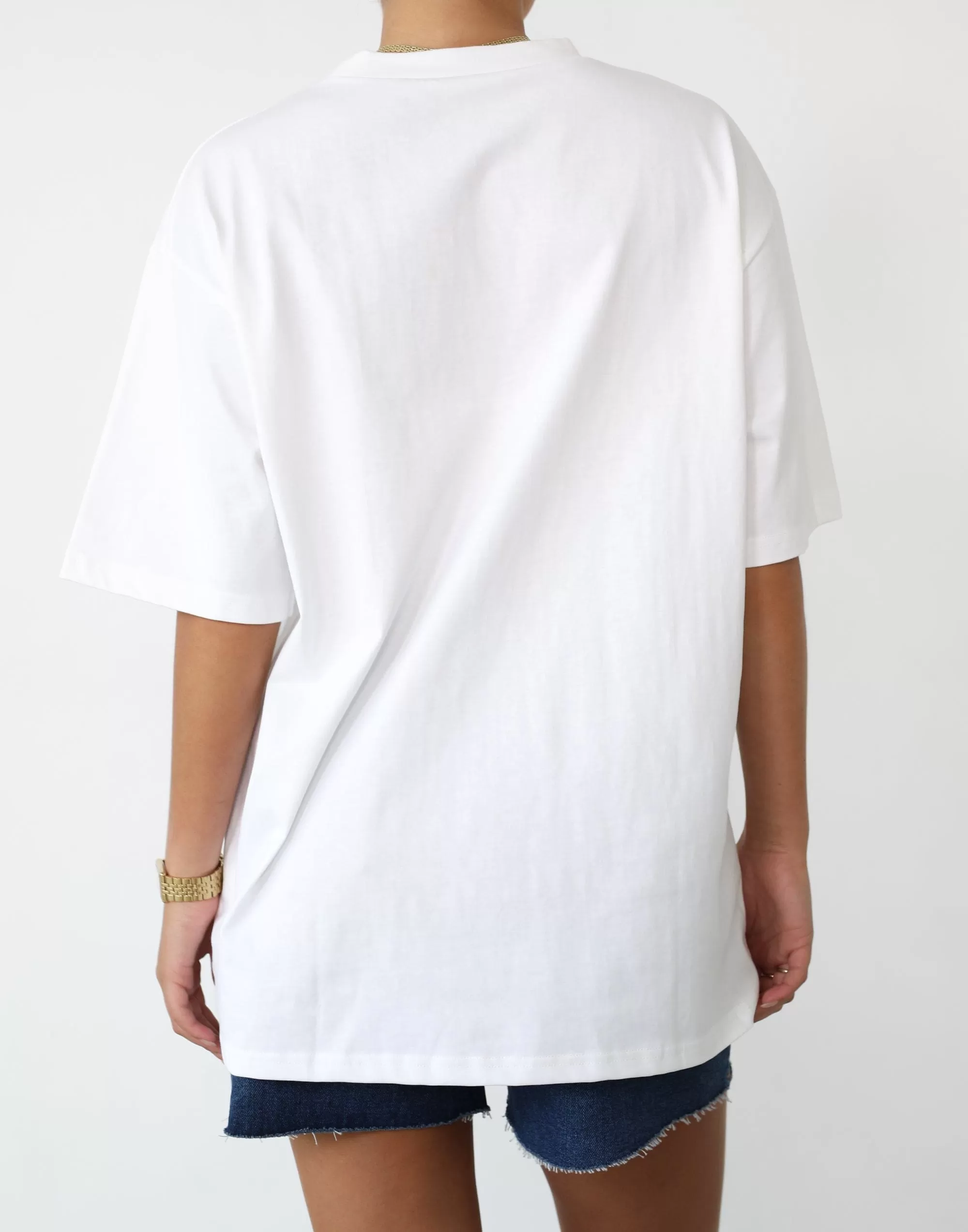 Luca Oversized Tee (White)