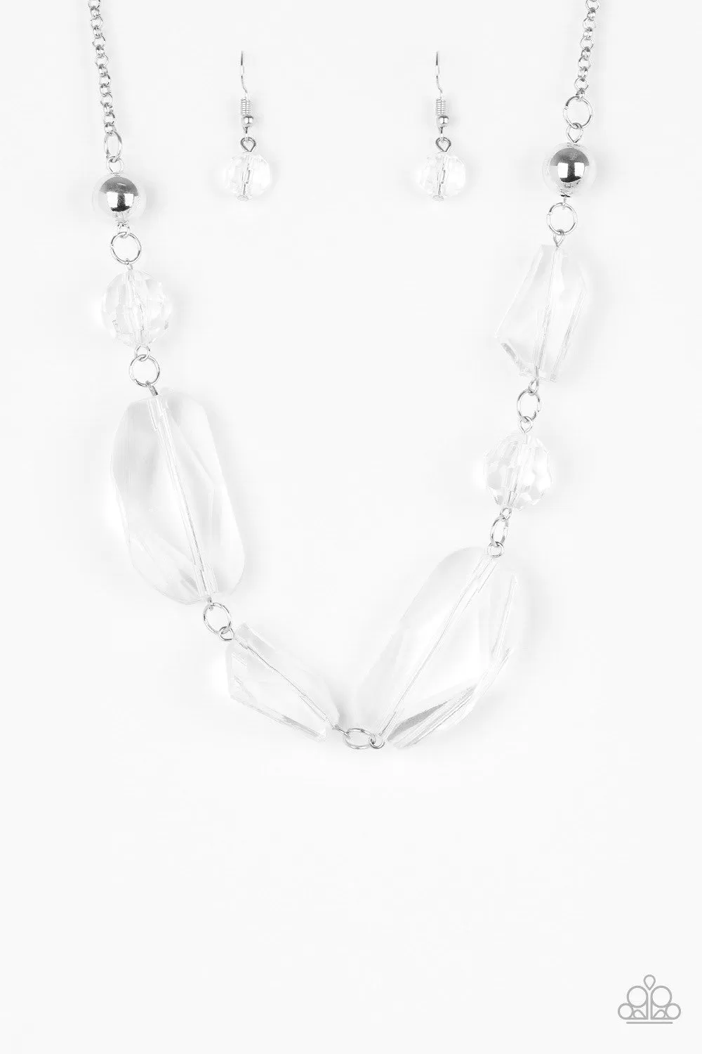 Luminous Luminary White-Necklace