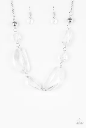 Luminous Luminary White-Necklace