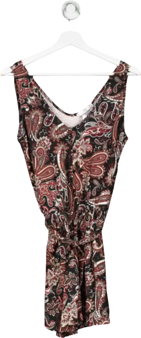 MANGO Red Belted Print Mini Dress BNWT UK S