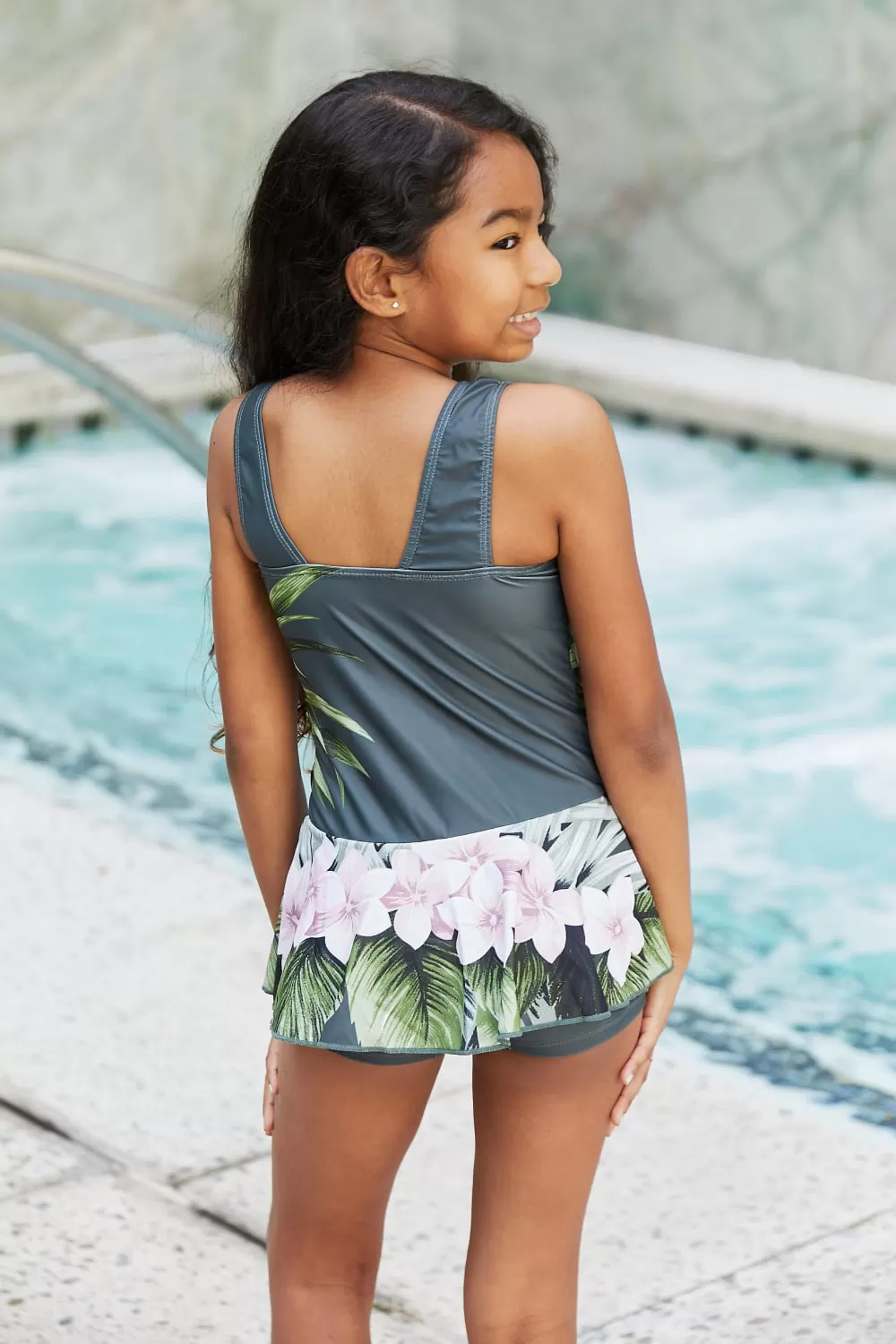 Marina West Swim Clear Waters Badekleid in „Aloha Forest Mother Daughter“-Badebekleidung