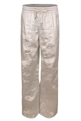 Metallic Drawstring Pant