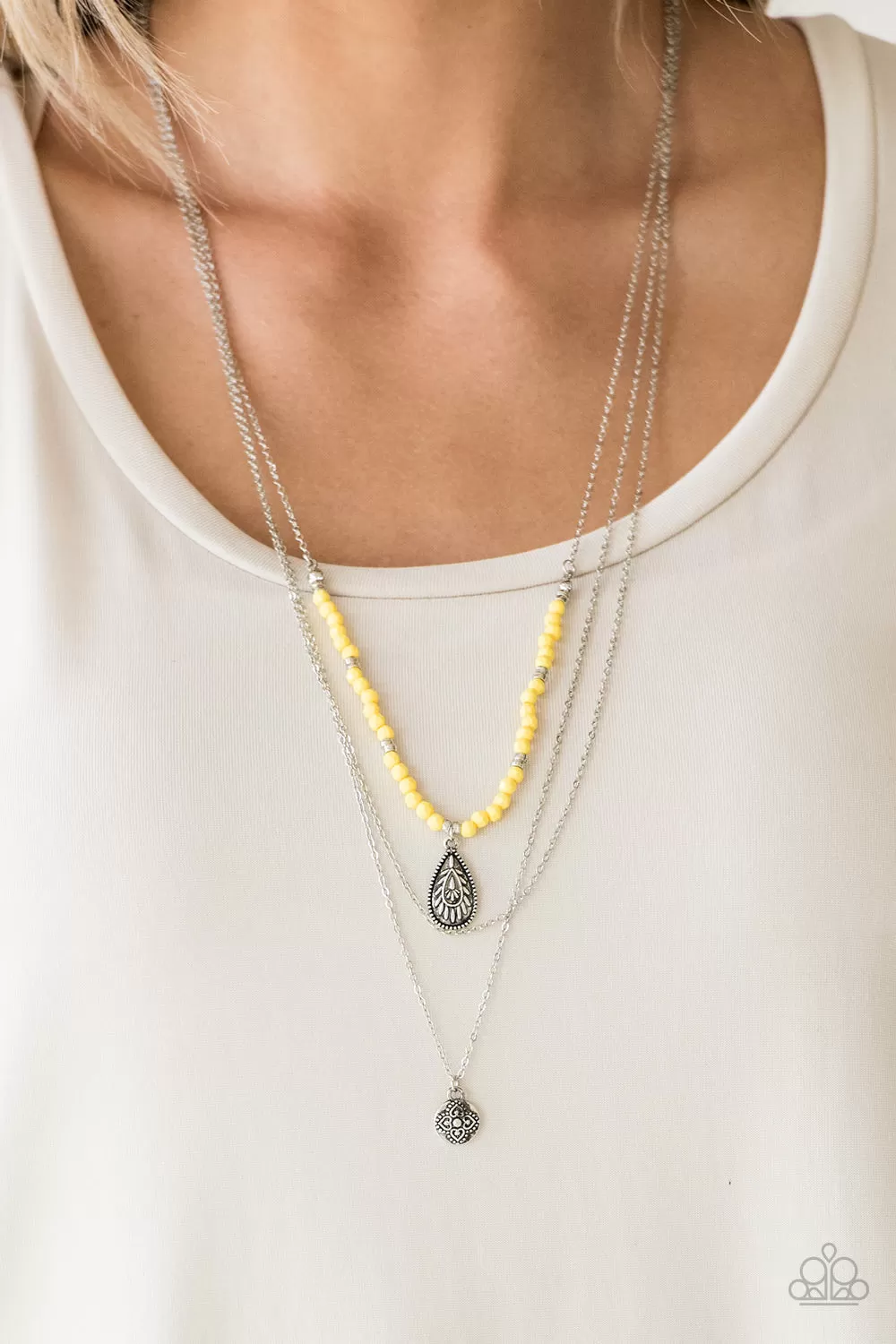 Mild Wild - Yellow Necklace