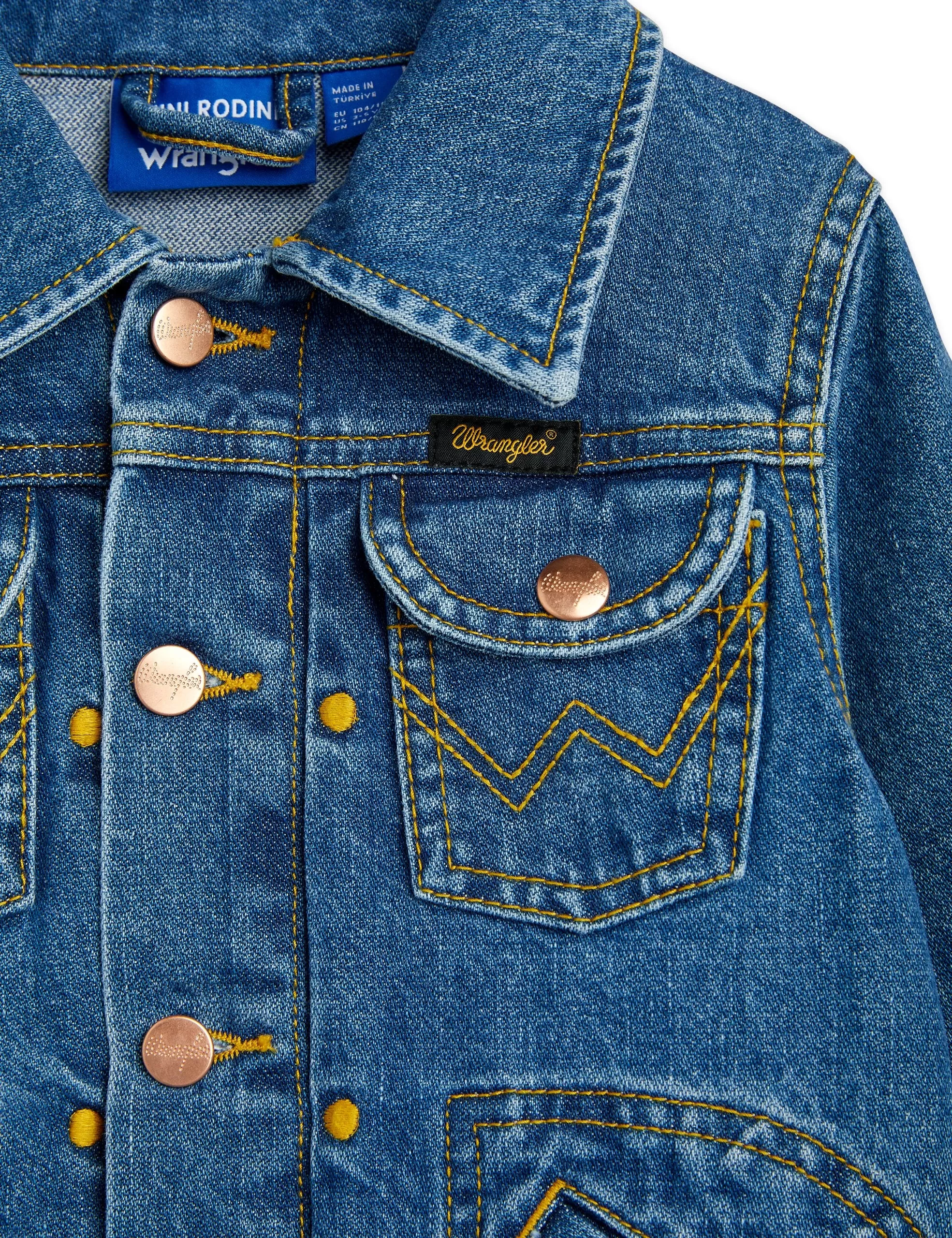 Mini Rodini X Wrangler | Peace dove Denim Jacket