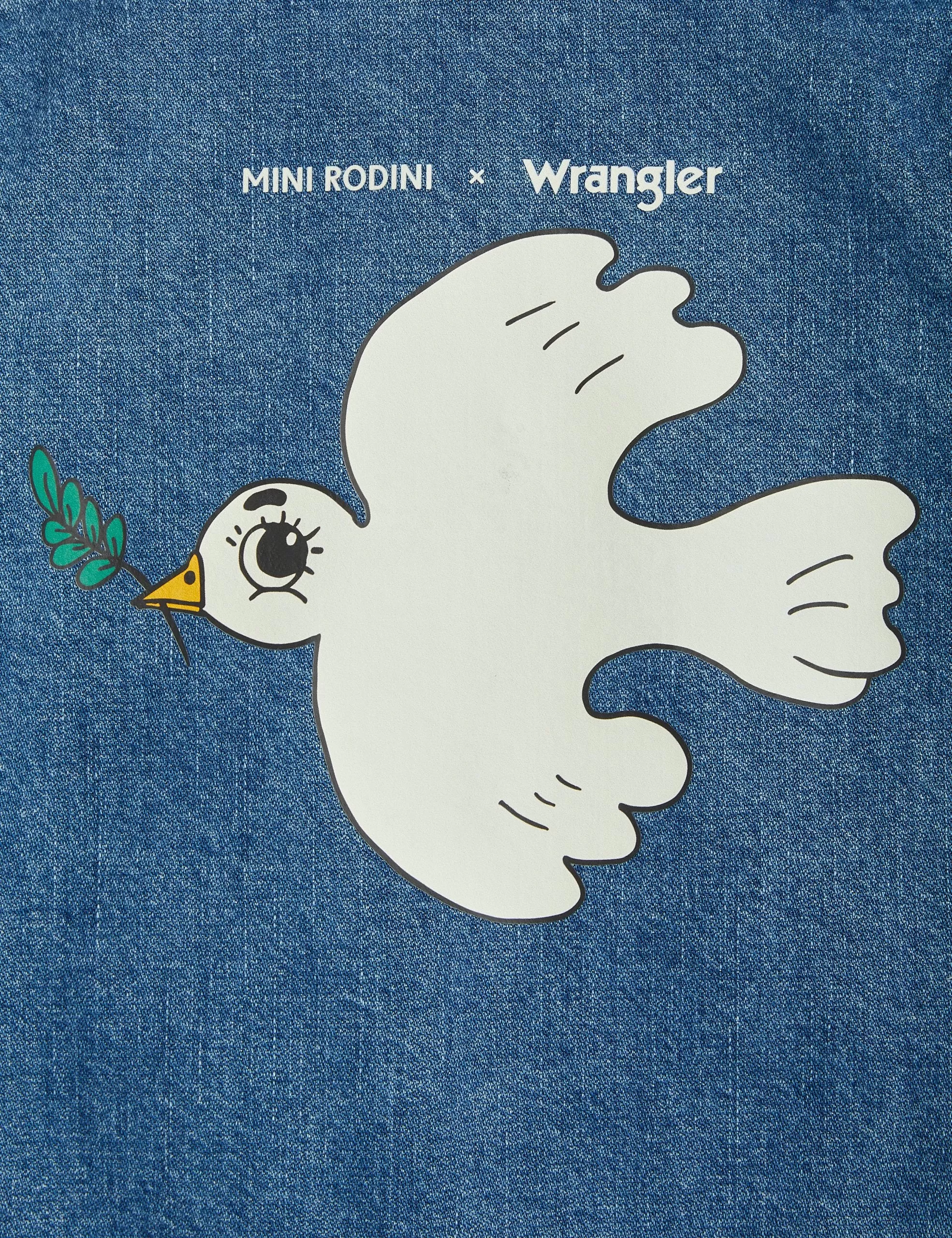 Mini Rodini X Wrangler | Peace dove Denim Jacket