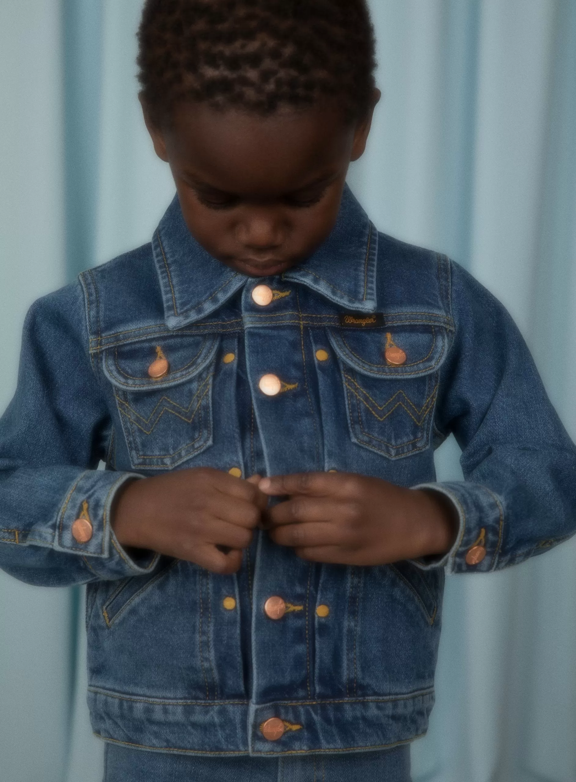 Mini Rodini X Wrangler | Peace dove Denim Jacket