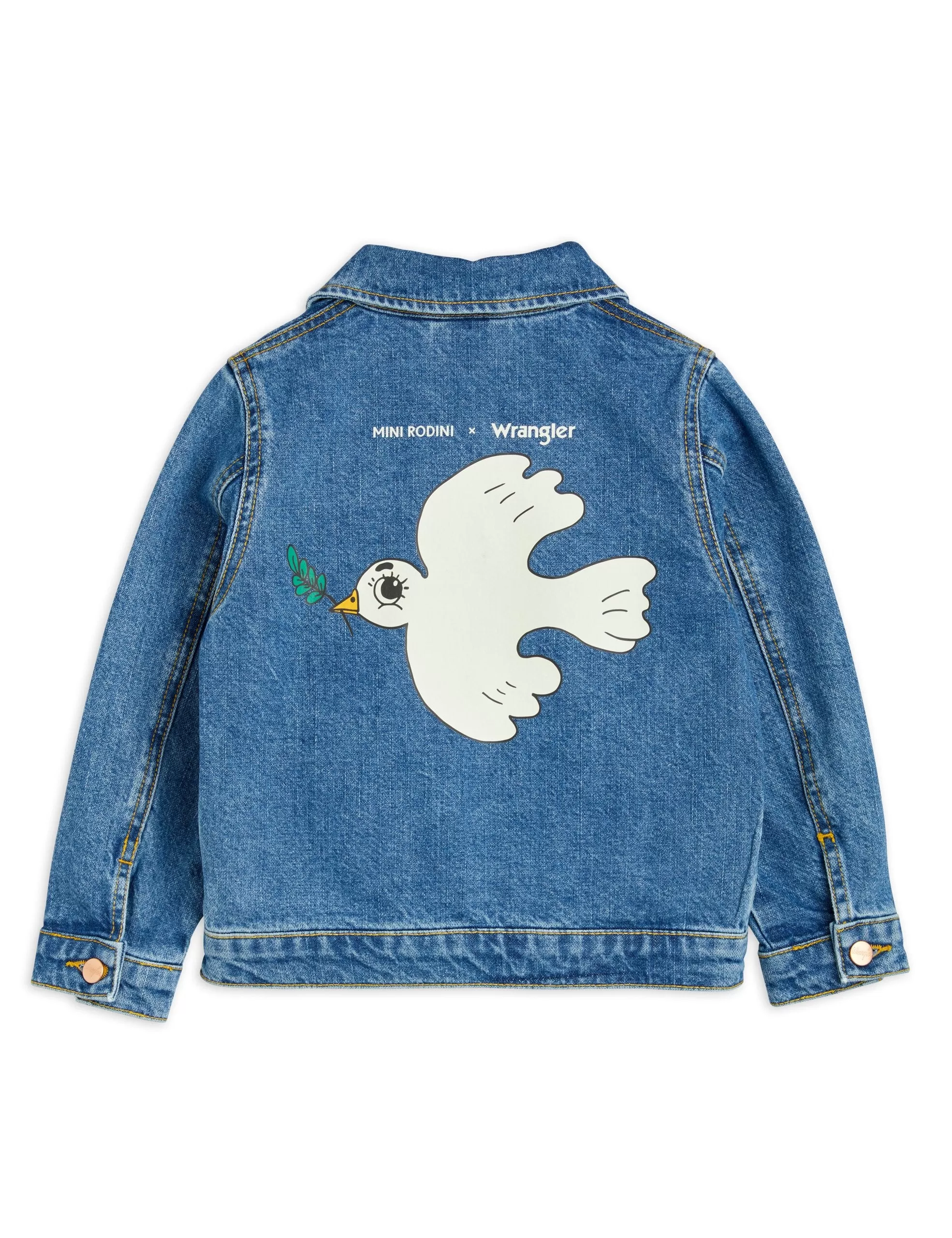 Mini Rodini X Wrangler | Peace dove Denim Jacket