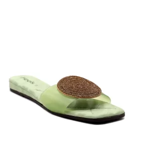 Mint Green Fancy Slipper 042106