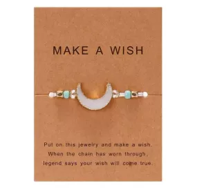 Moon Wish Card Bracelet