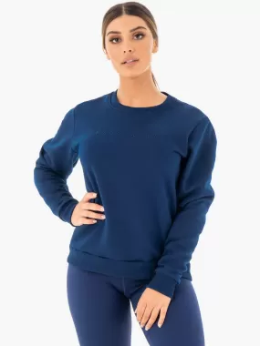 Motion Oversized Sweater - Navy