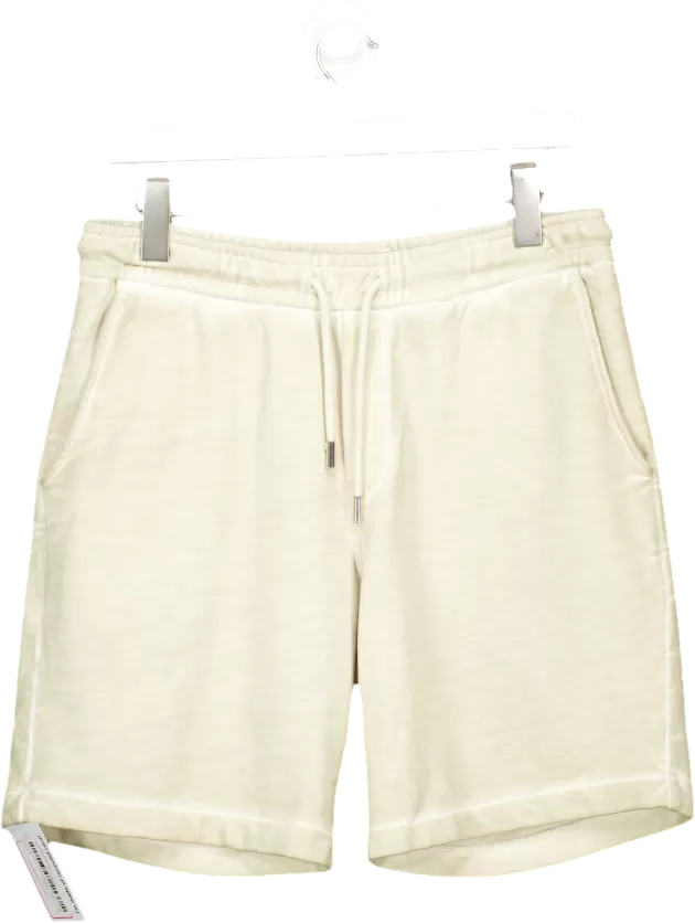 Mr P. Cream Relaxed Fit Drawstring Shorts UK XS