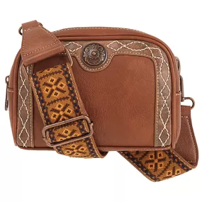 Nocona Ladies Ivy Collection Belt Crossbody Bag Tan