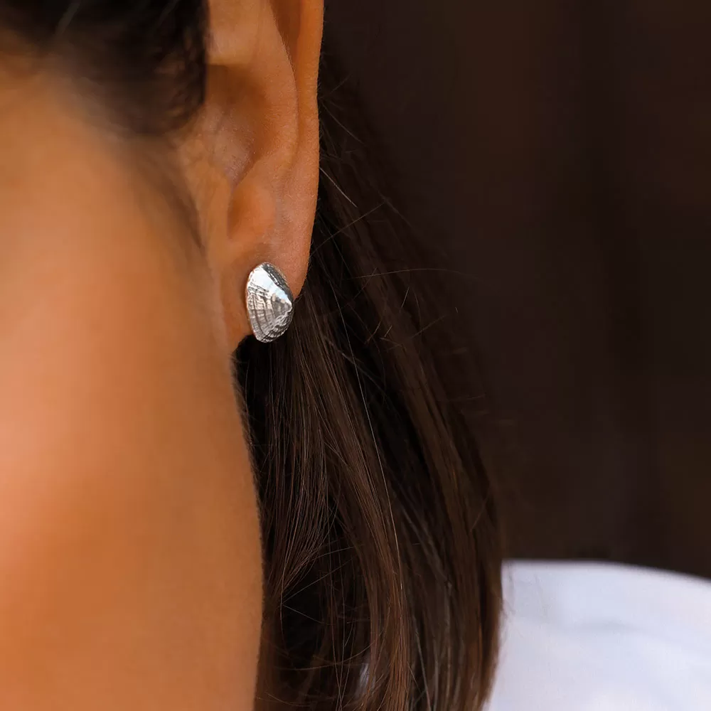 Olivia Silver Earring Limpet