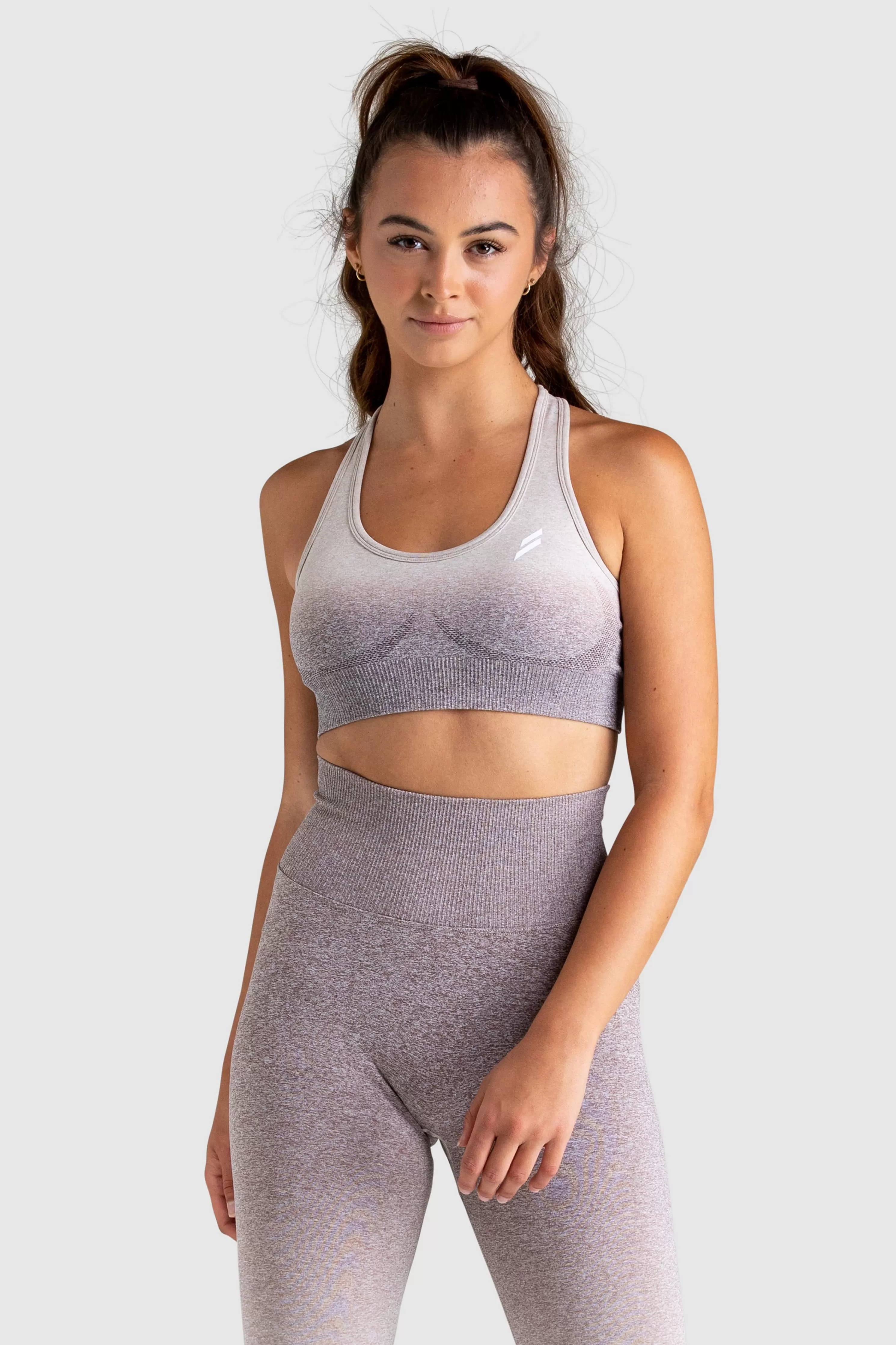 Ombre Seamless Crop - Taupe