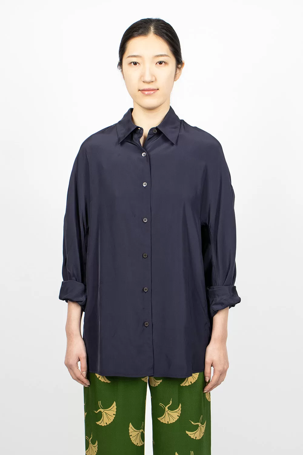 Oversized Shirt Navy