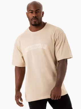 Oversized T-Shirt - Sandstone