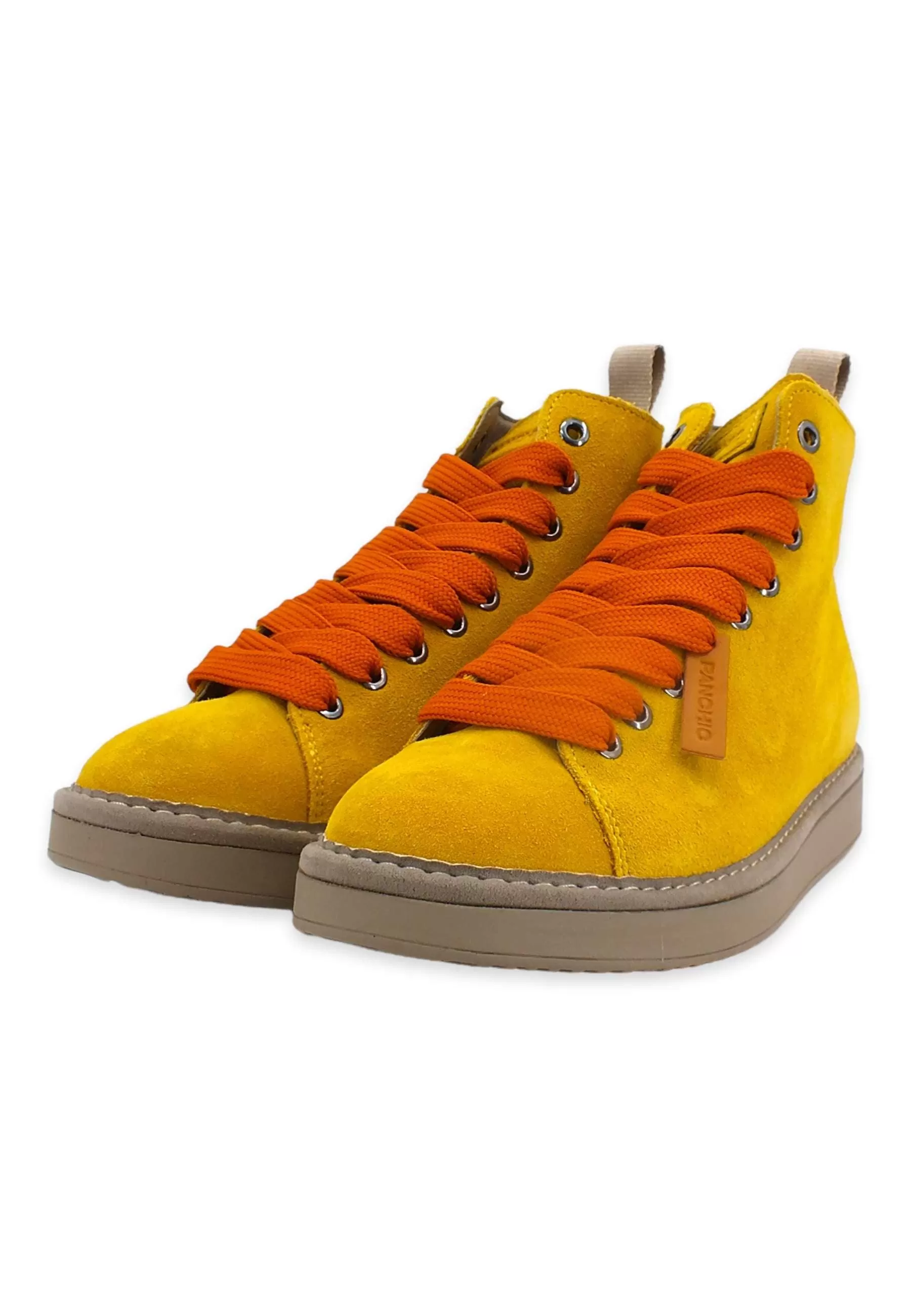 PAN CHIC Ankle Boot Sneaker Donna Giallo Citron Burnt Orange P01W1400200005