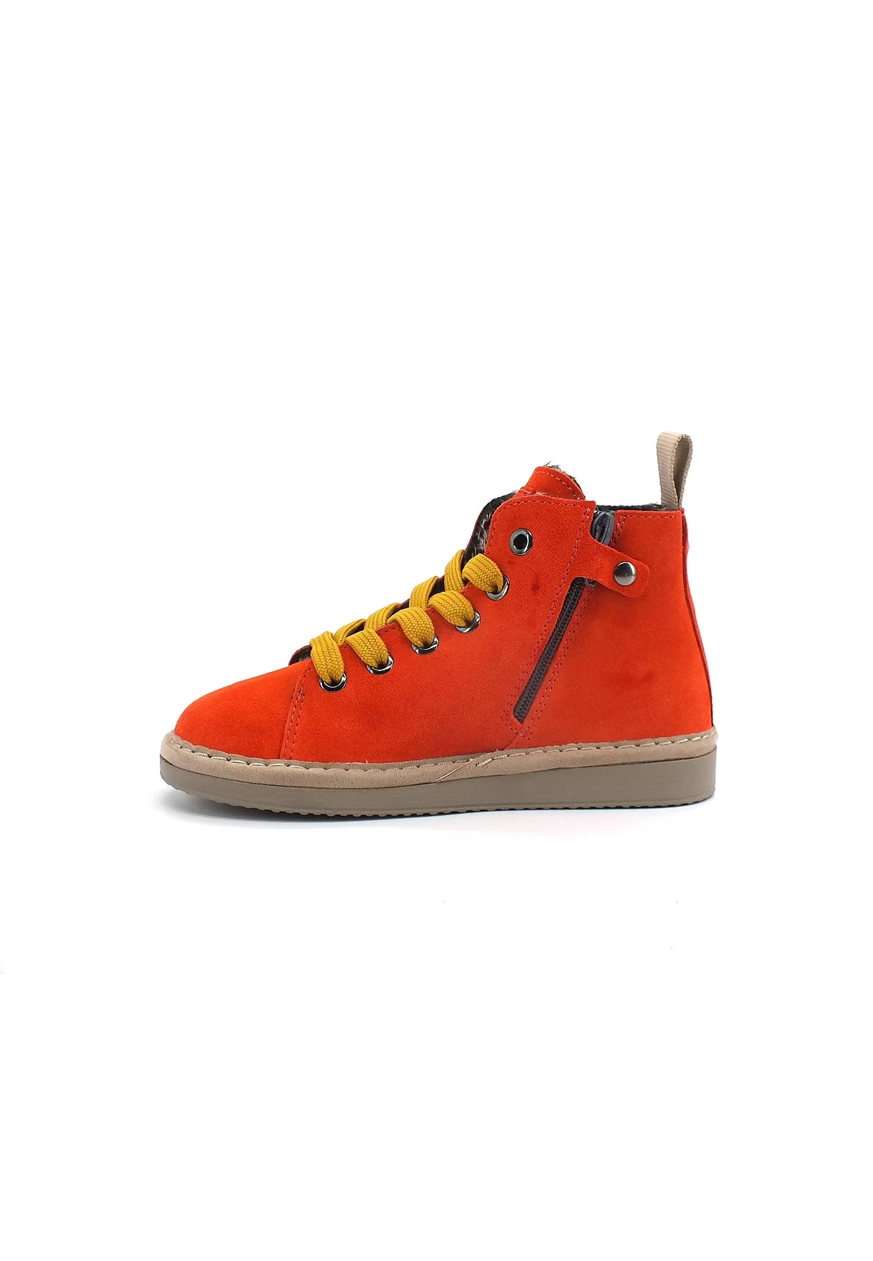 PAN CHIC Ankle Boot Sneaker Pelo Bimbo Orange Yellow P01B1400200006