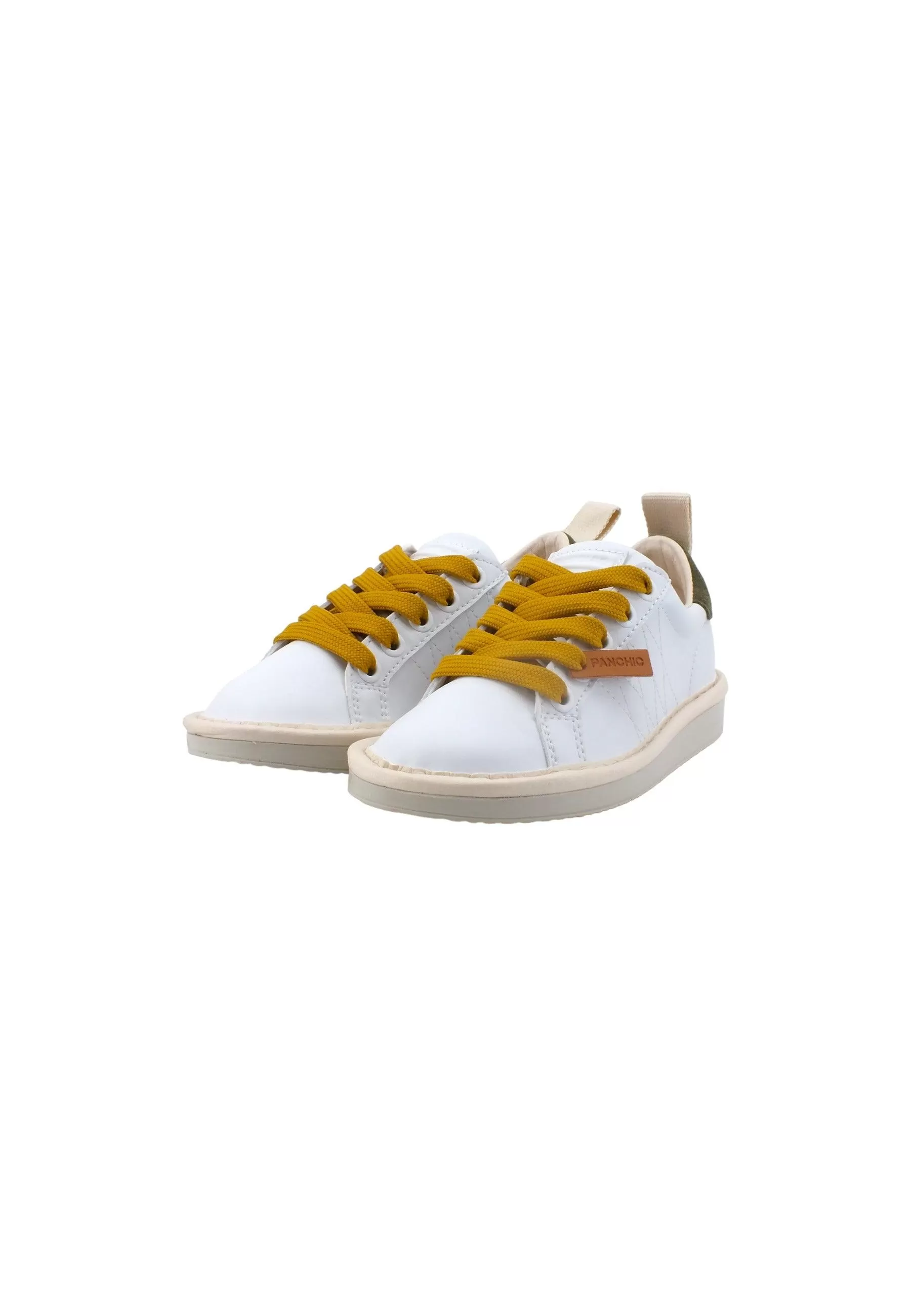 PAN CHIC Sneaker Bambino White Sage Yellow P01B00200243004