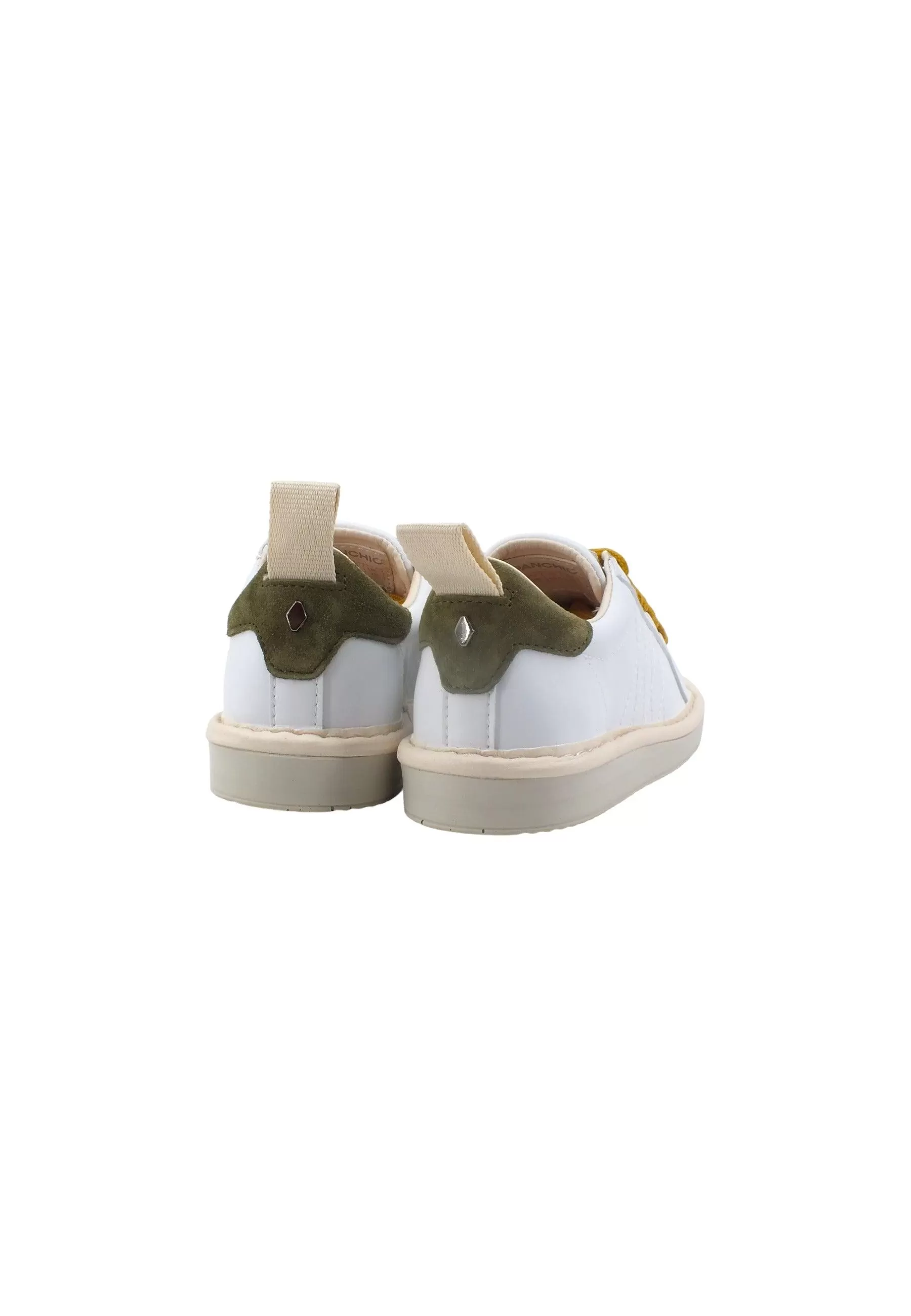 PAN CHIC Sneaker Bambino White Sage Yellow P01B00200243004