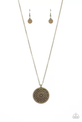 Paparazzi Summer HOMESTEAD - Brass Necklace