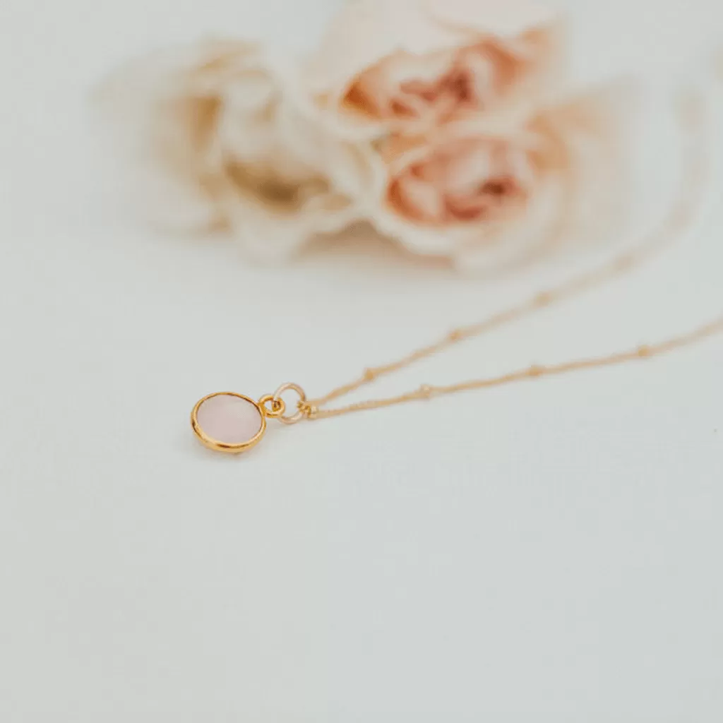 Petal Gemstone Necklace | Final Sale