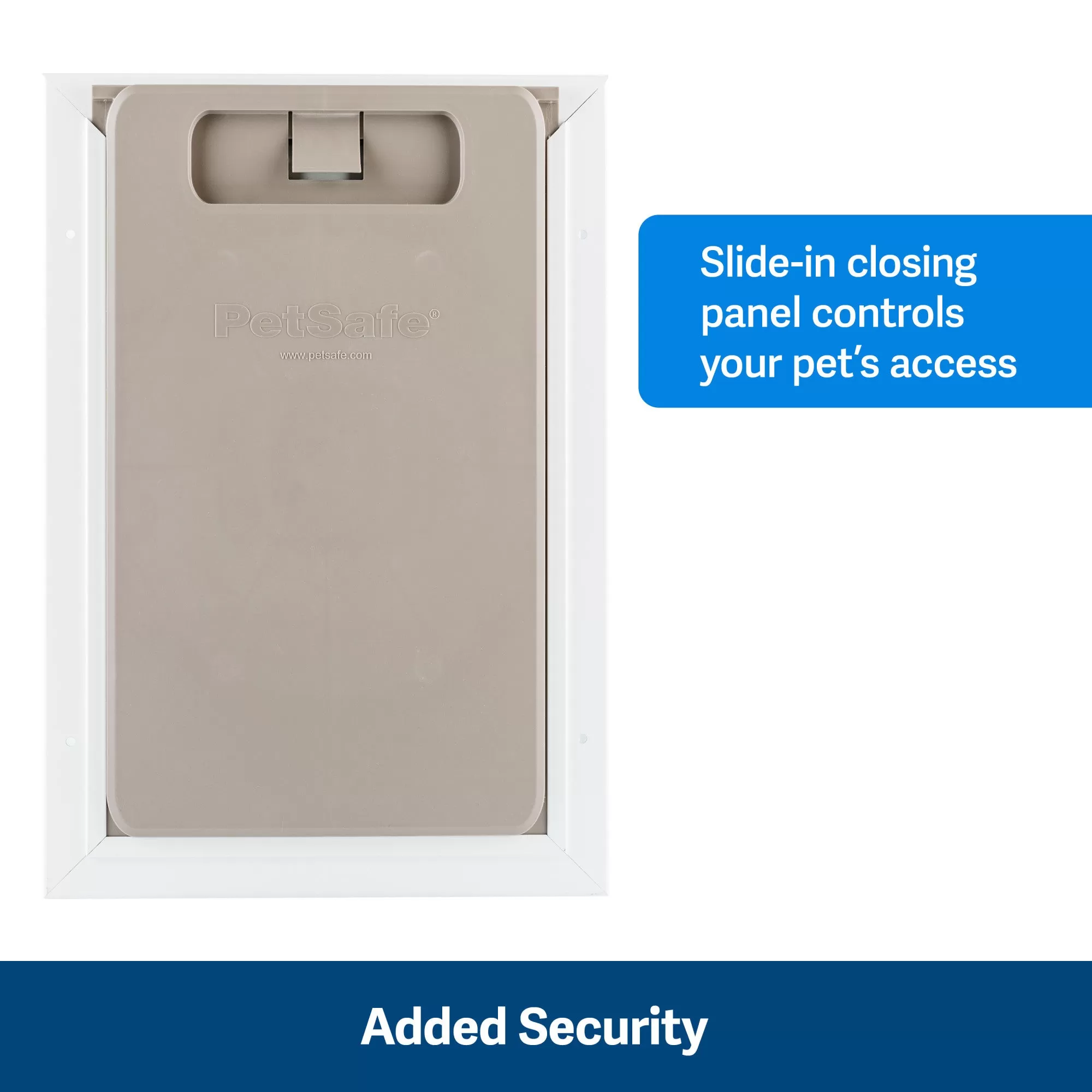 PetSafe Freedom Aluminum Pet Door, White