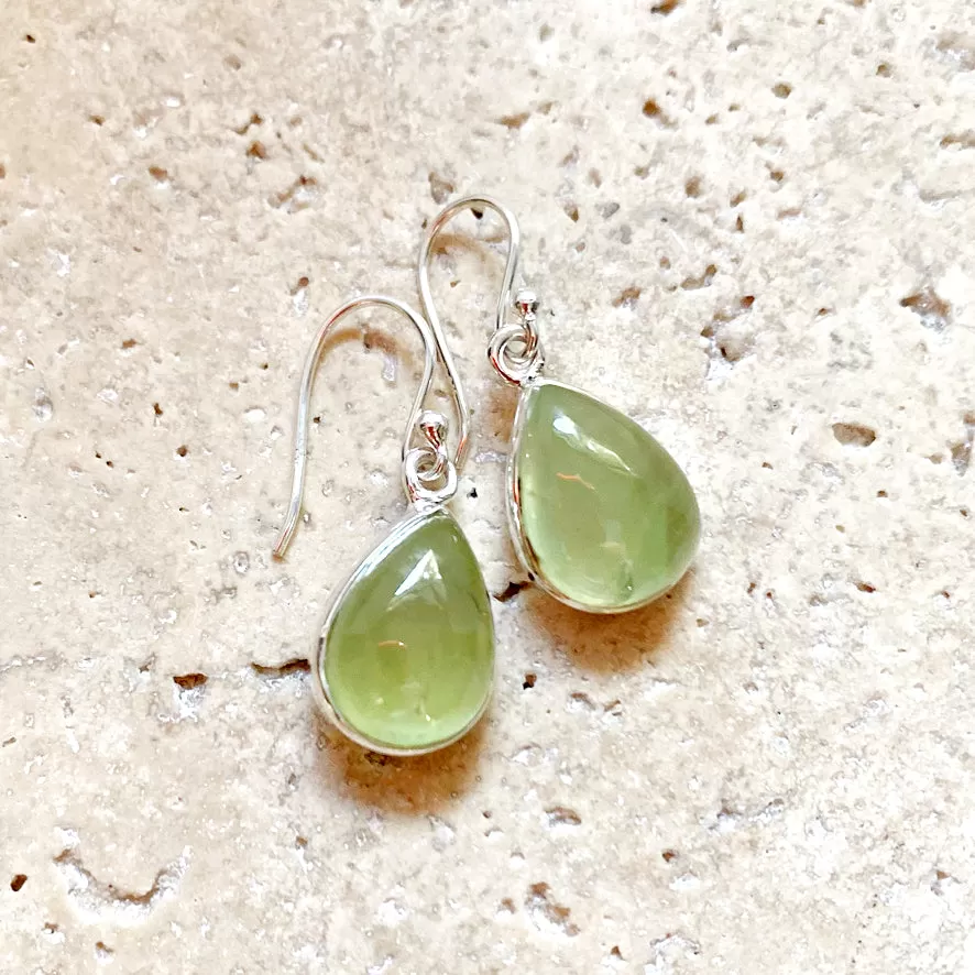 Prehnite Earrings - Grace