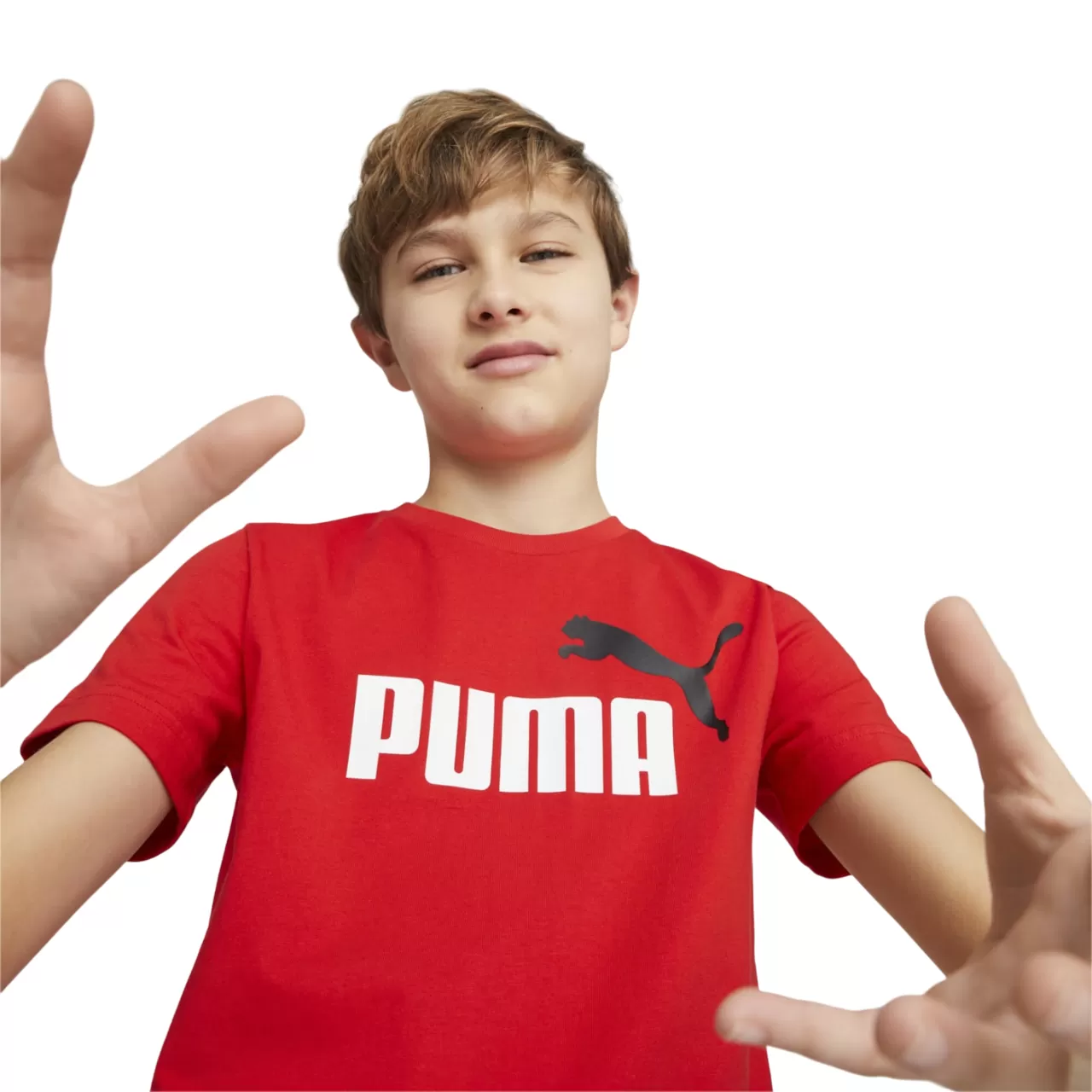 Puma Boys' jersey t-shirt and shorts set 847310-21 red