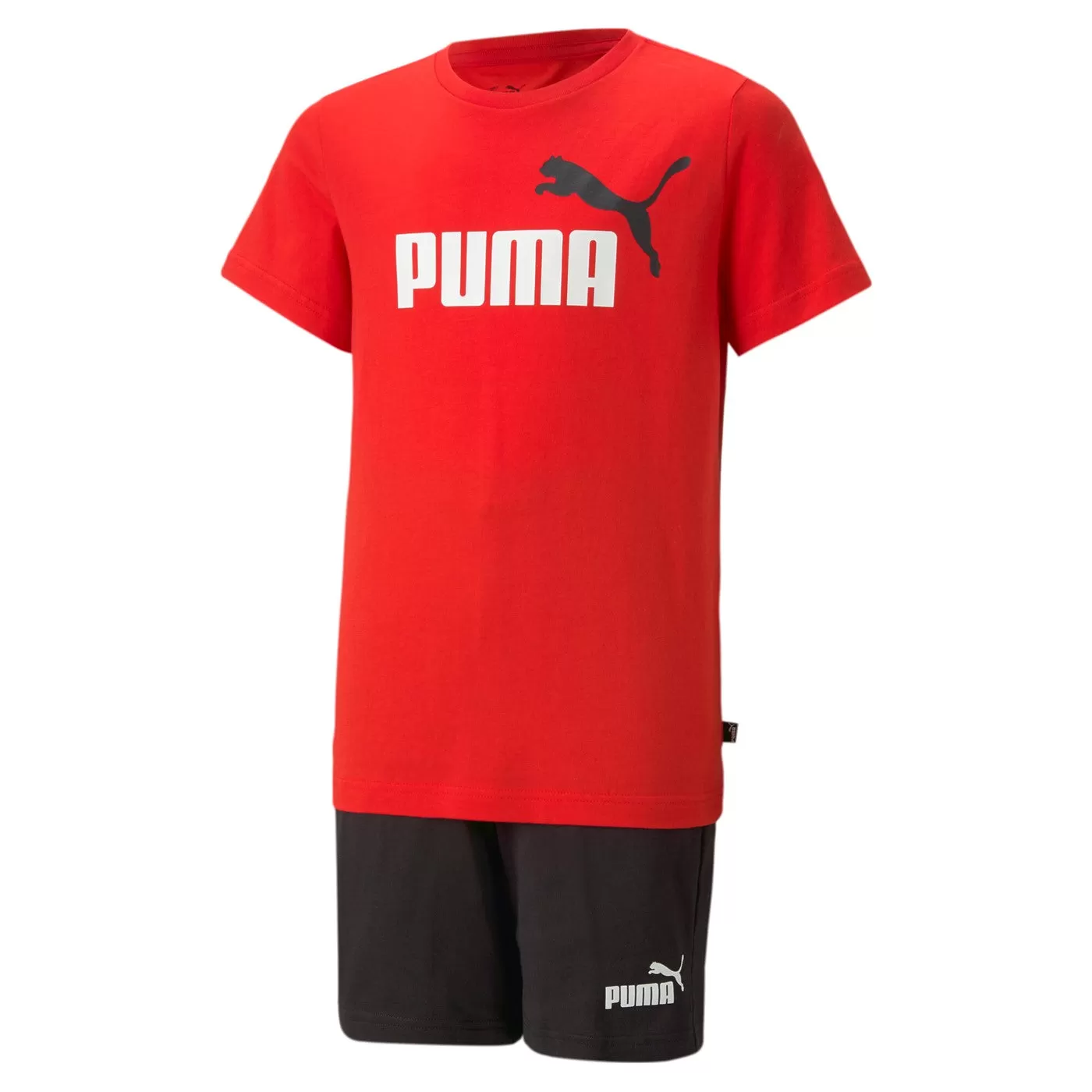 Puma Boys' jersey t-shirt and shorts set 847310-21 red