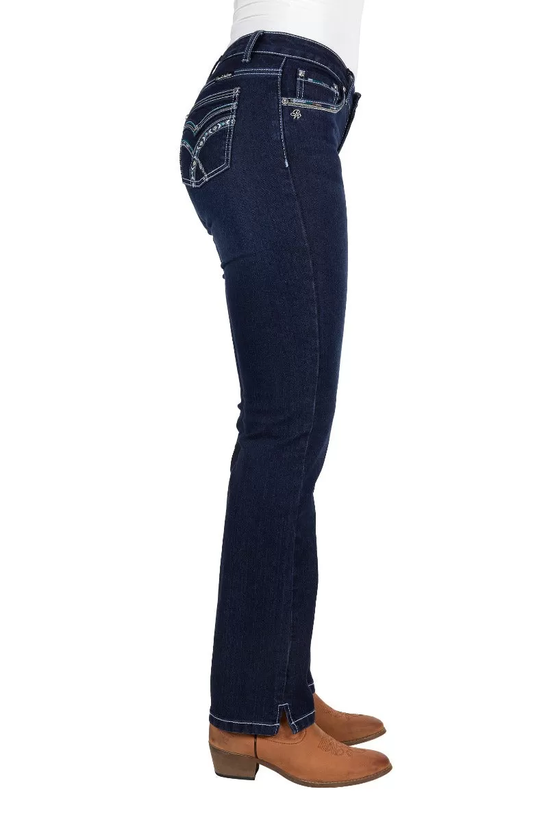 Pure Western Jeans Womens Oda Straight Leg 32in