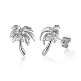 Queen Palm Tree Earrings