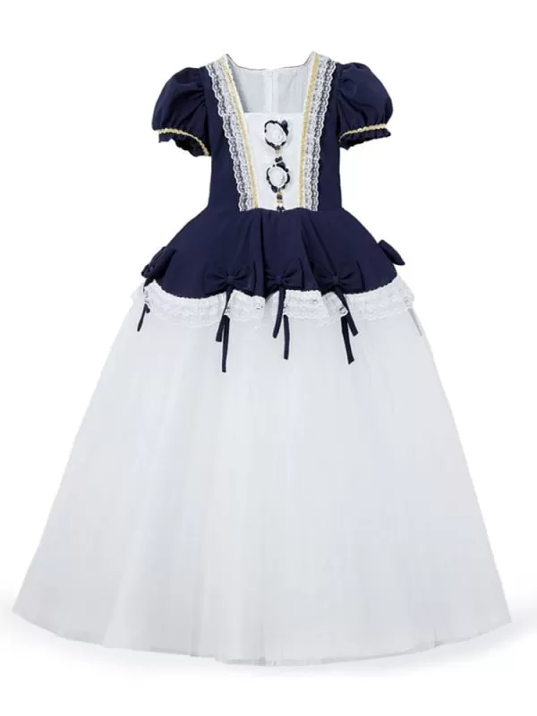 Red Short Sleeves Knee-Length A-Line Embroidered Formal Kids Pageant Dresses