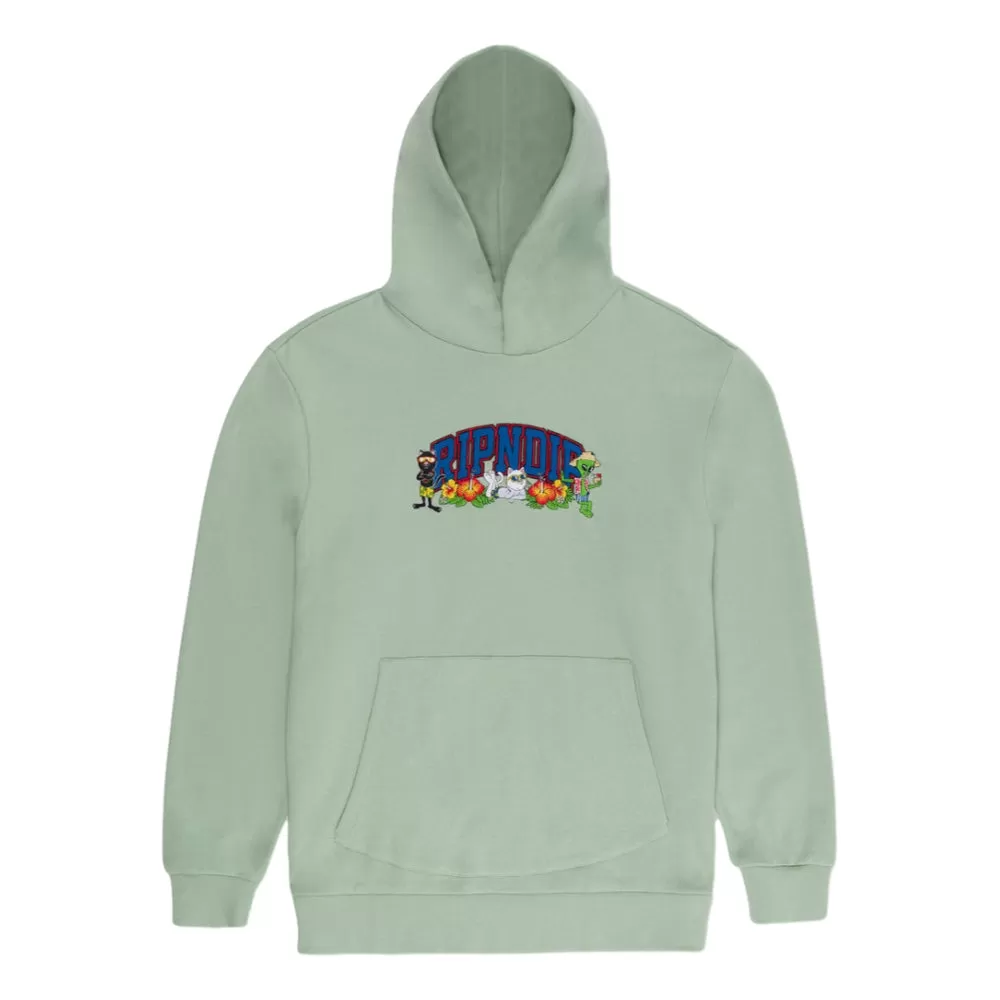 RIPNDIP SUMMER FRIENDS HOODIE-SAGE